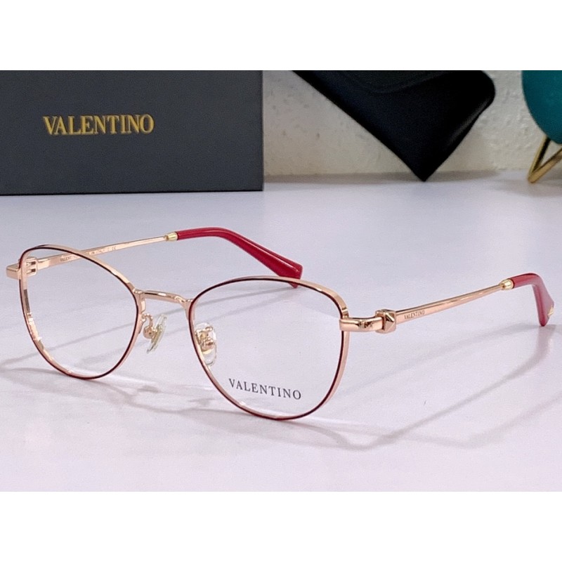 Valentino VA1016 Eyeglasses In Rose Gold Red