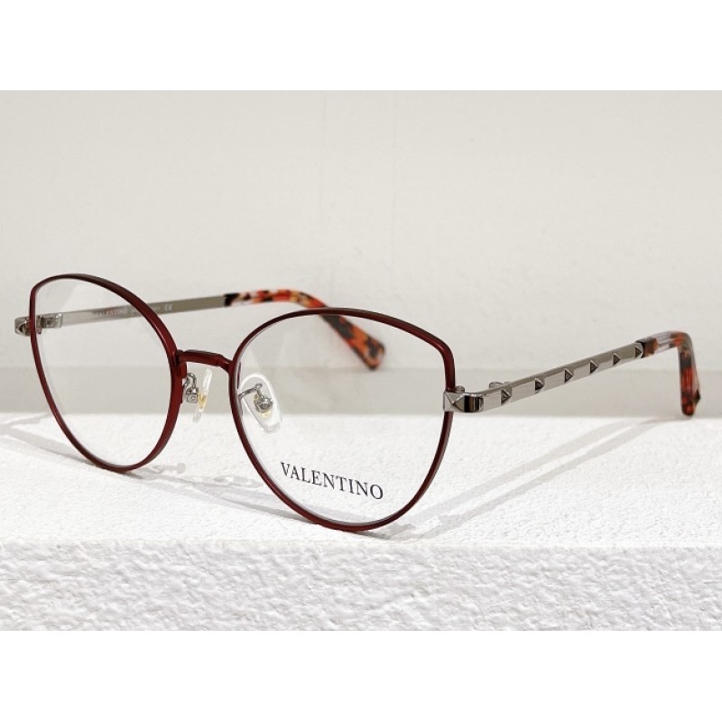 Valentino VA1018 Eyeglasses In Red Silver