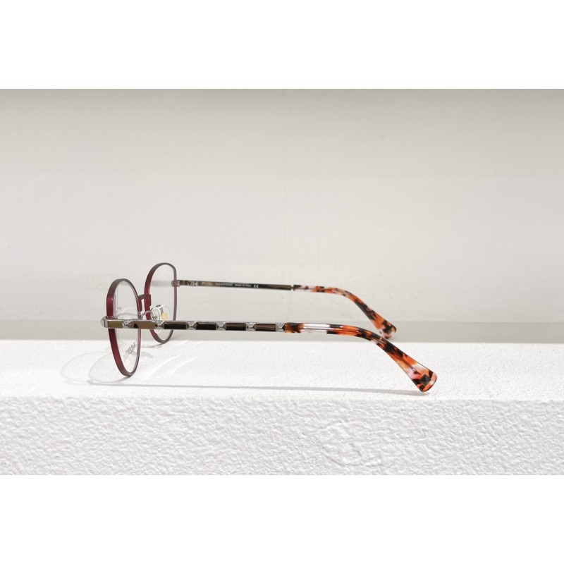 Valentino VA1018 Eyeglasses In Red Silver