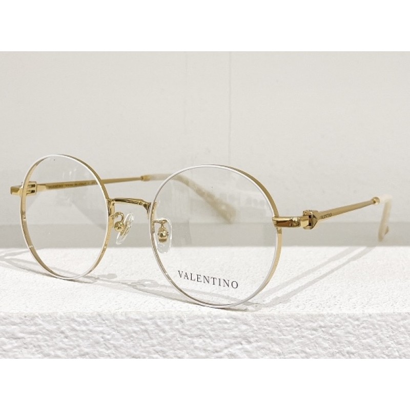 Valentino VA1020 Eyeglasses In Gold White