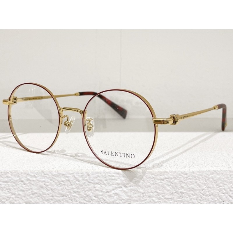 Valentino VA1020 Eyeglasses In Red Tortoise Gold