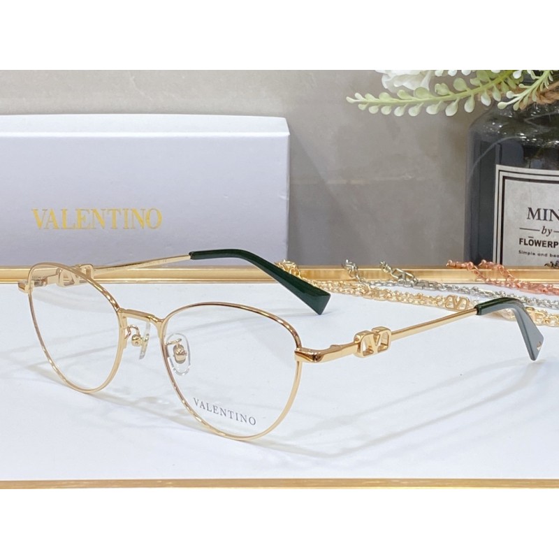 Valentino VA3340 Eyeglasses In Gold Green