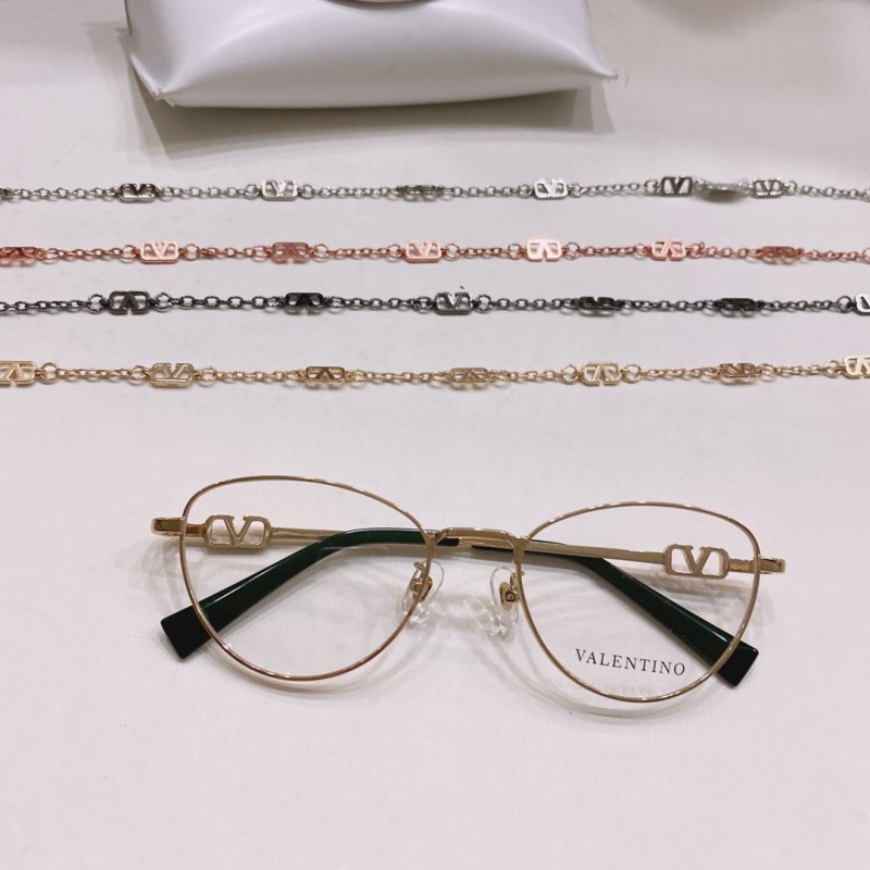 Valentino VA3340 Eyeglasses In Gold Green