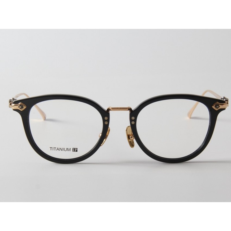 Chrome Hearts FANX HUNEY Titanium Eyeglasses In Black Gold