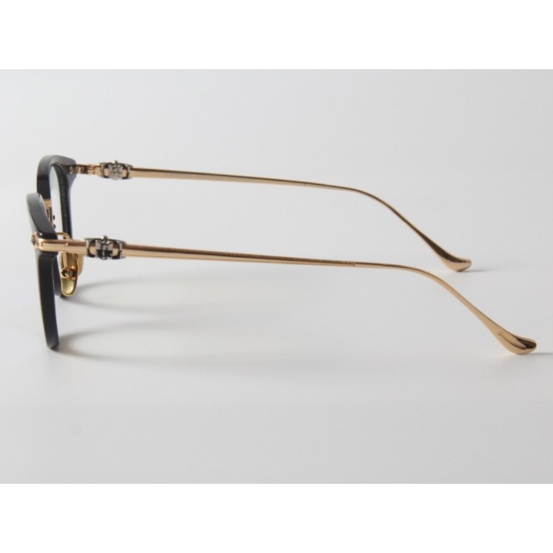 Chrome Hearts FANX HUNEY Titanium Eyeglasses In Black Gold