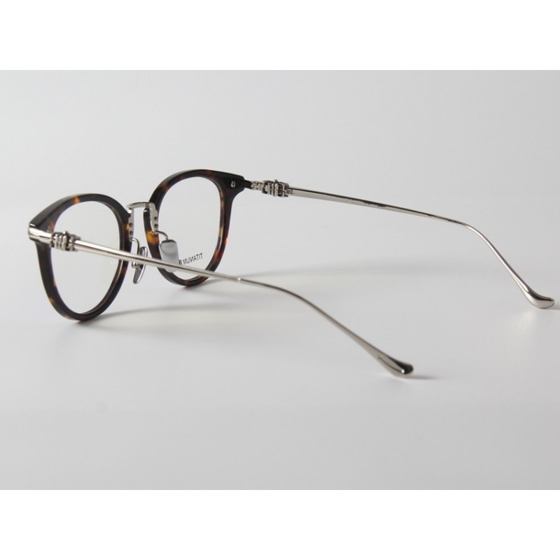 Chrome Hearts FANX HUNEY Titanium Eyeglasses In Tortoise Silv