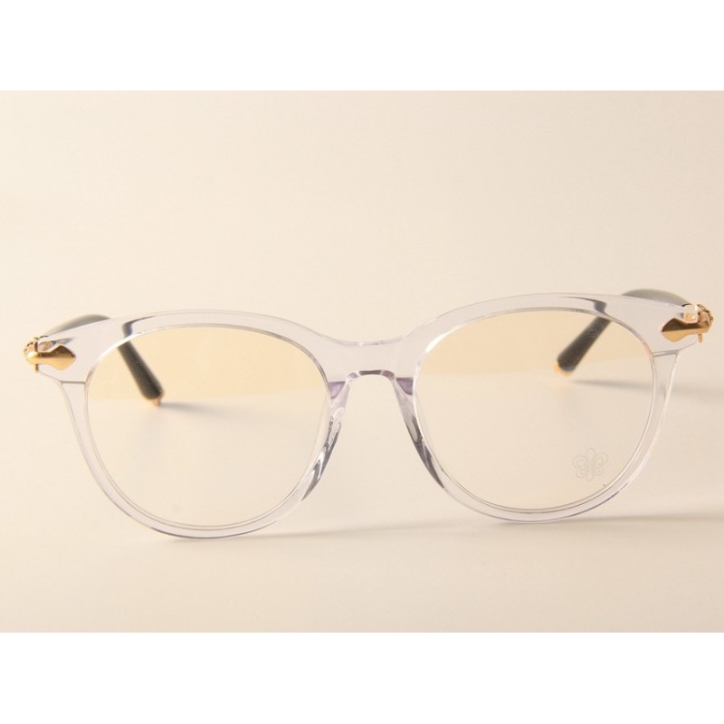Chrome Hearts BLUEBERRY II Eyeglasses In Transparent Gold