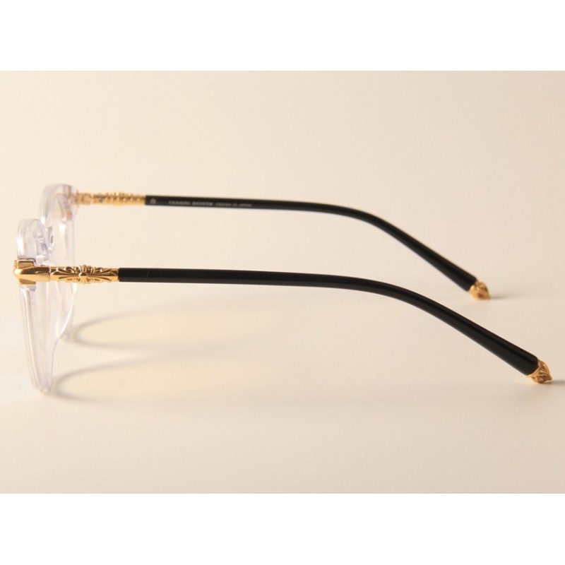 Chrome Hearts BLUEBERRY II Eyeglasses In Transparent Gold