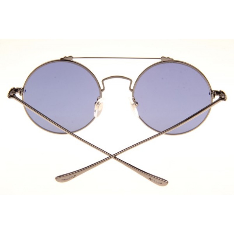 Chrome Hearts Prawn Queen Sunglasses In Gunmetal Grey