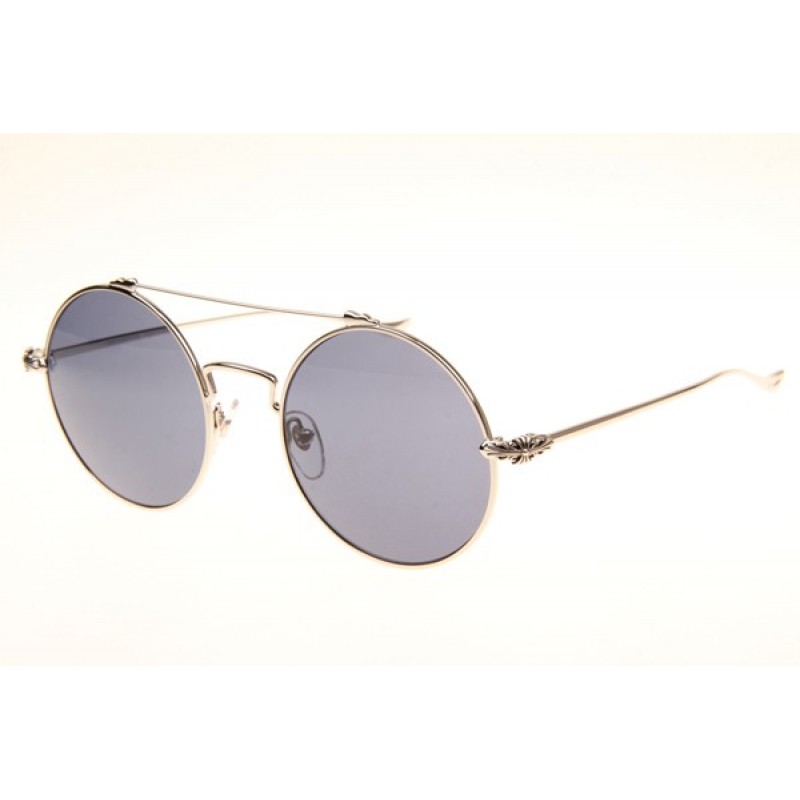 Chrome Hearts Prawn Queen Sunglasses In Silver Gre...