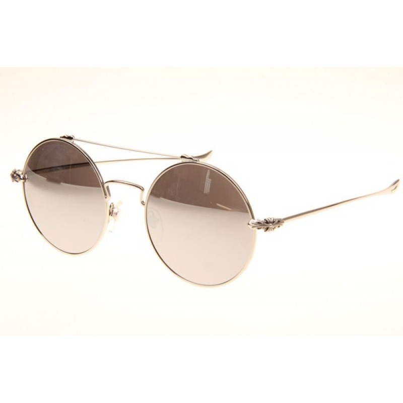 Chrome Hearts Prawn Queen Sunglasses In Silver Mir...