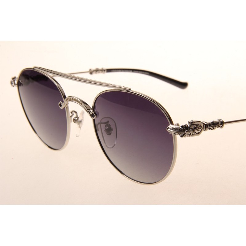 Chrome Hearts Bubba II Sunglasses In Silver