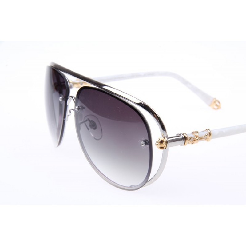 Chrome Hearts MS-TERAKER Sunglasses In Silver