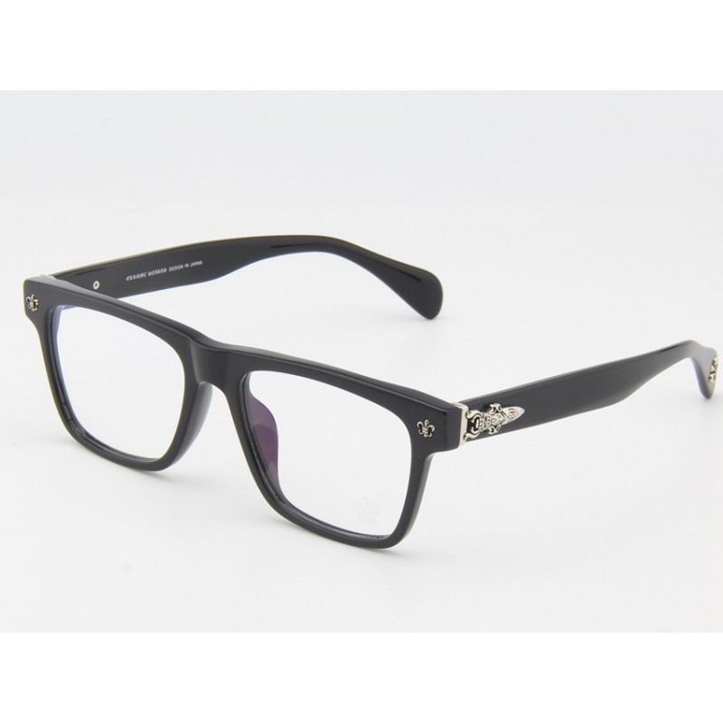 Chrome Hearts SPUR EM-II Eyeglasses In Black Silve...