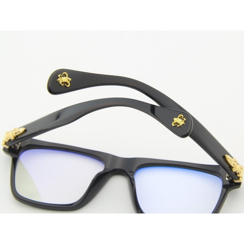 Chrome Hearts SPUR EM-II Eyeglasses In Black Gold