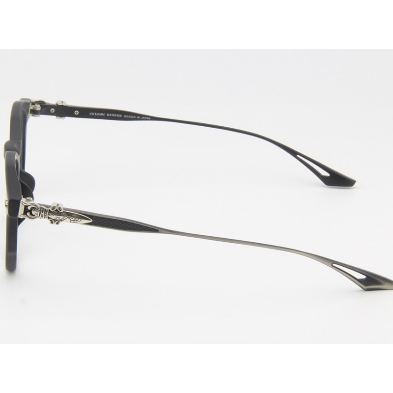 Chrome Hearts SPUR ME Titanium Eyeglasses In Black Silver