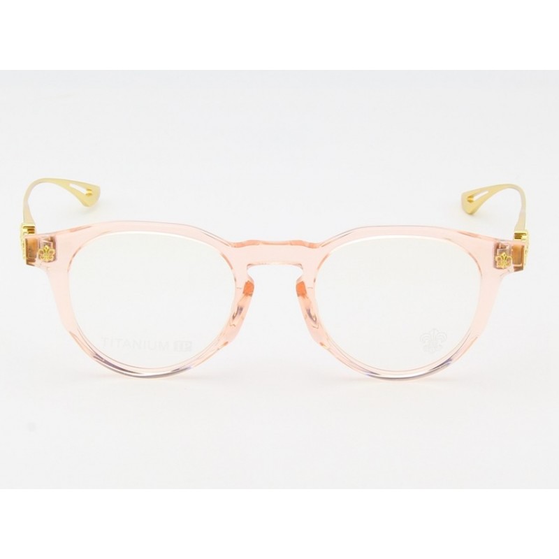 Chrome Hearts SPUR ME Titanium Eyeglasses In Pink Gold