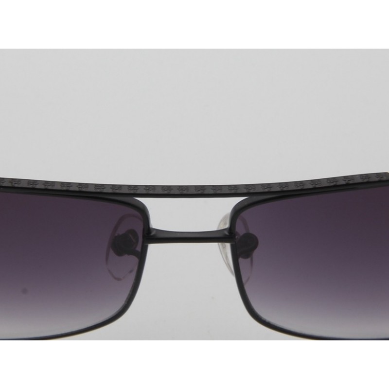 Chrome Hearts TANK SLAPPE Wood Sunglasses In Grey Black