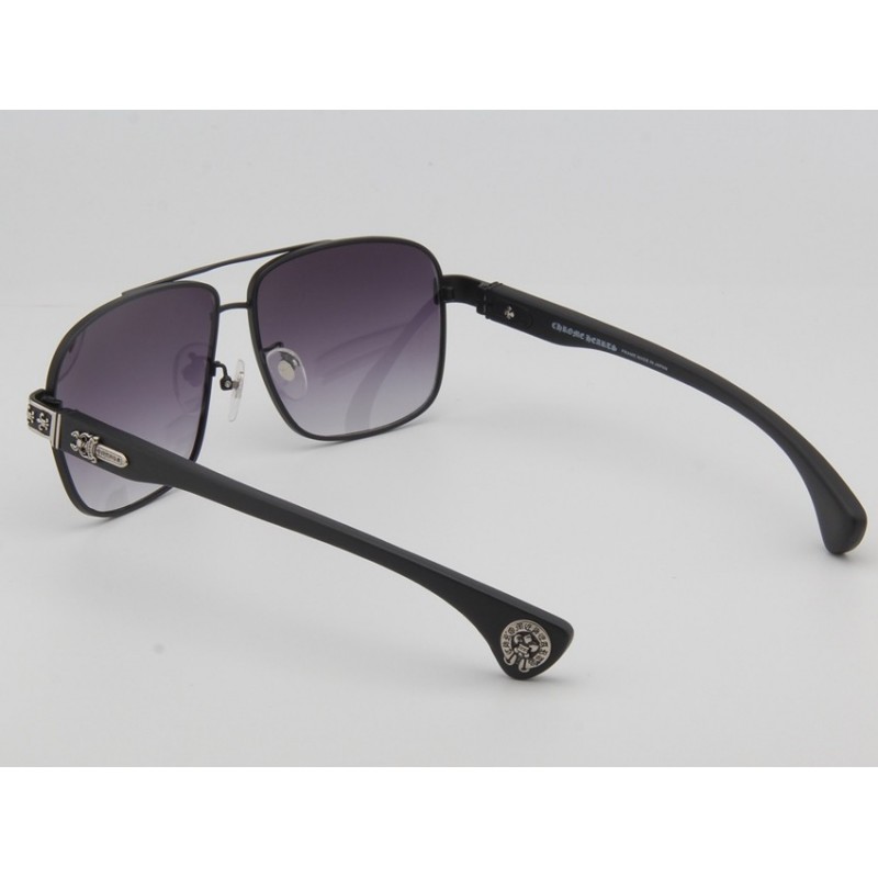 Chrome Hearts THROB Wood Sunglasses In Grey Black