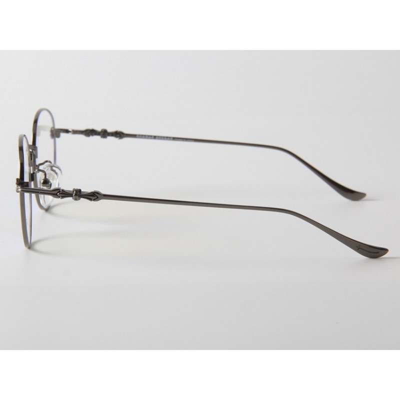 Chrome Hearts THERMOSII Round Titanium Eyeglasses In Gunmetal