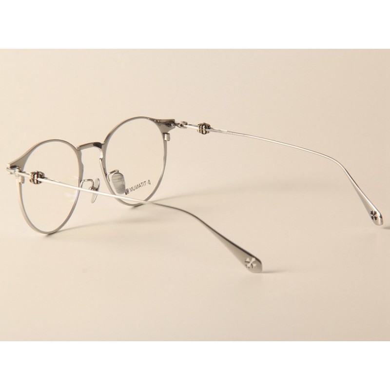 Chrome Hearts SADECA Titanium Eyeglasses In Silver