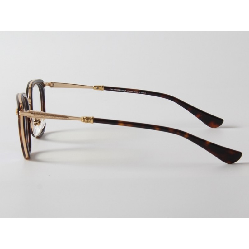 Chrome Hearts STRAPAPADICTOME Eyeglasses In Tortoise Gold