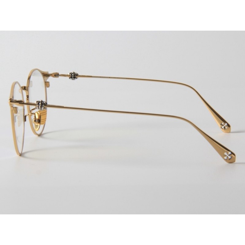Chrome Hearts SADECA2 Titanium Eyeglasses In Gold