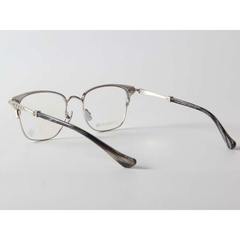 Chrome Hearts PLONKEP Titanium Eyeglasses In Silver