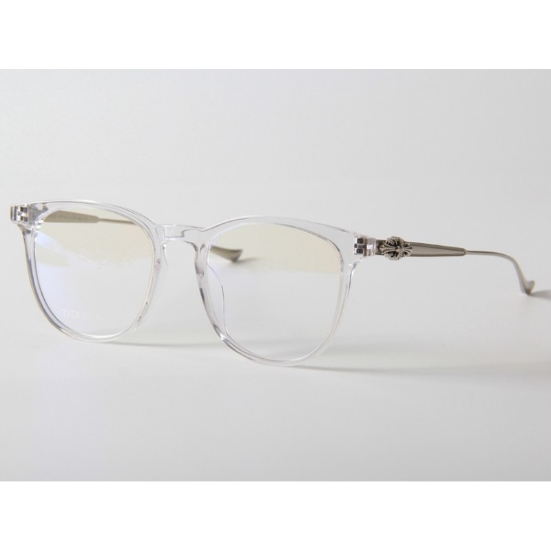 Chrome Hearts PLUCK Titanium Eyeglasses In Transparent Gold
