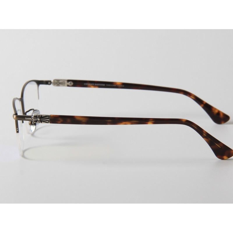 Chrome Hearts SUGAR WALLS Titanium Eyeglasses In Gold Tortois
