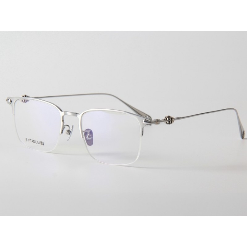 Chrome Hearts TEMOIS II Titanium Eyeglasses In Silver
