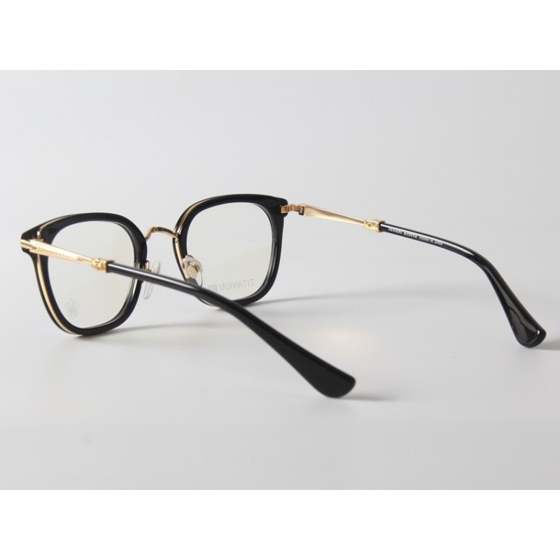 Chrome Hearts STRAPAPADICTOME Eyeglasses In Black Gold