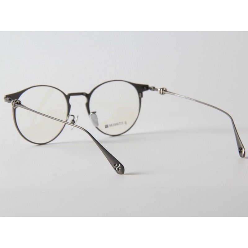 Chrome Hearts SADECA2 Titanium Eyeglasses In Gunmetal