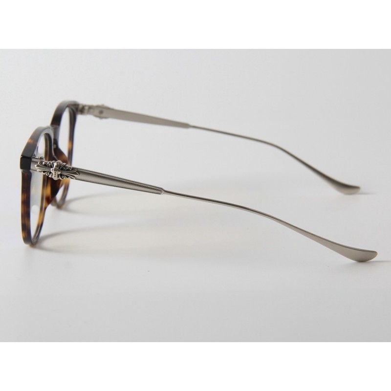 Chrome Hearts PLUCK Titanium Eyeglasses In Tortoise Gold