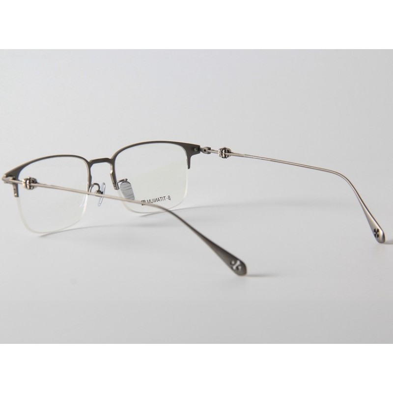 Chrome Hearts TEMOIS II Titanium Eyeglasses In Gunmetal