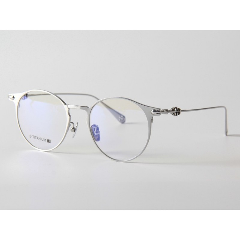 Chrome Hearts SADECA2 Titanium Eyeglasses In Silve...