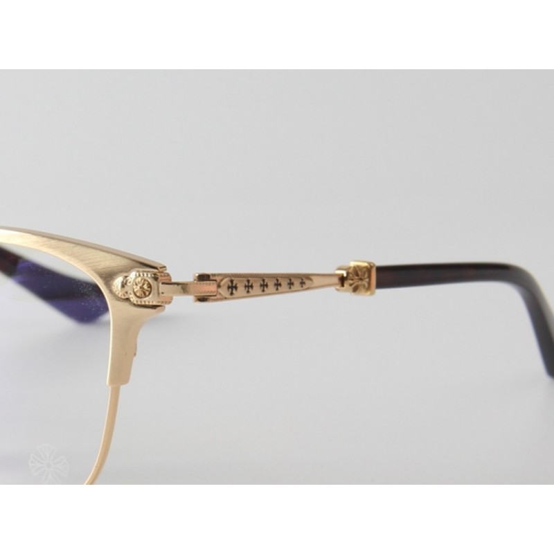 Chrome Hearts PLONKEP Titanium Eyeglasses In Gold