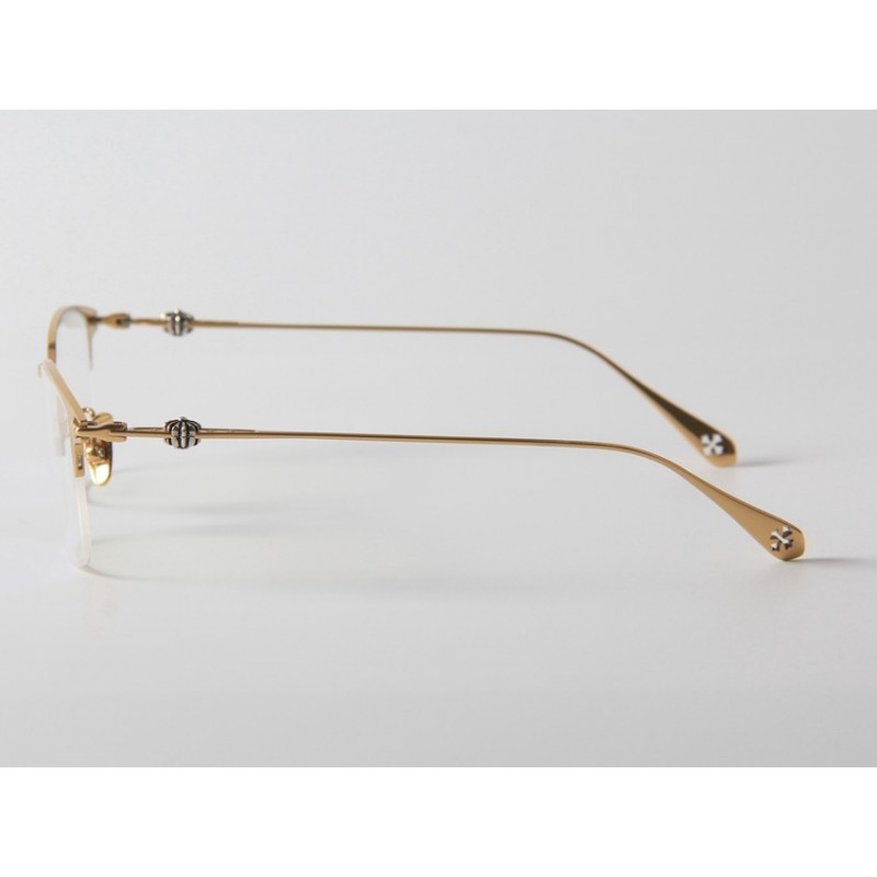 Chrome Hearts TEMOIS II Titanium Eyeglasses In Gold
