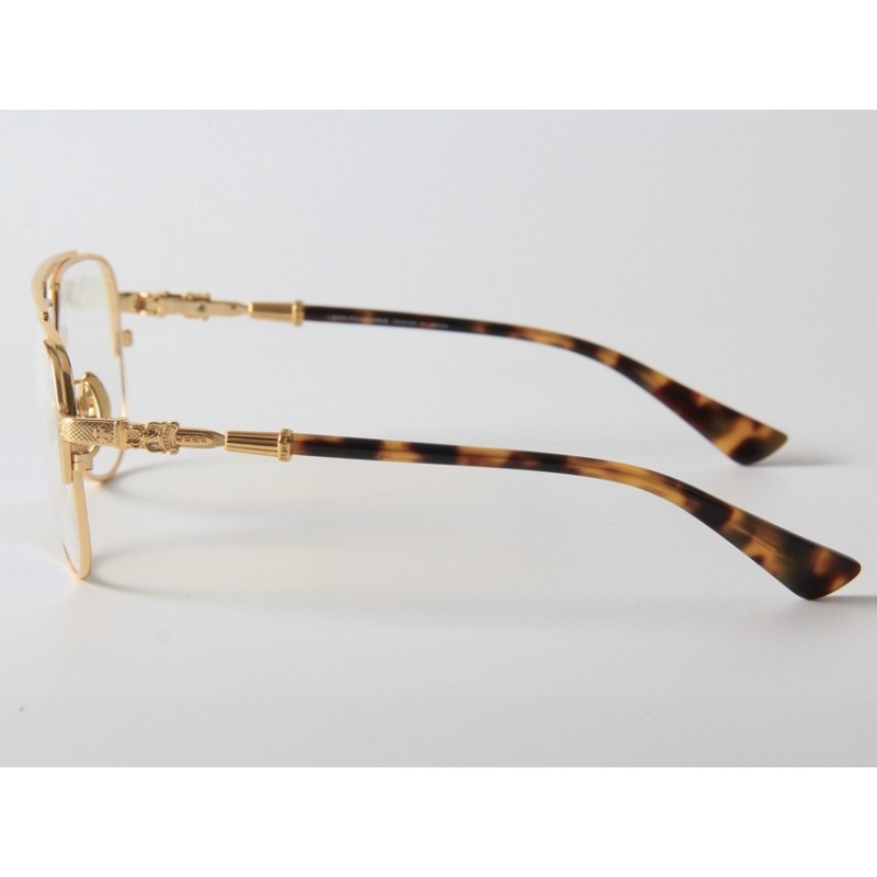 Chrome Hearts PAINAL-I Eyeglasses In Gold Tortoise