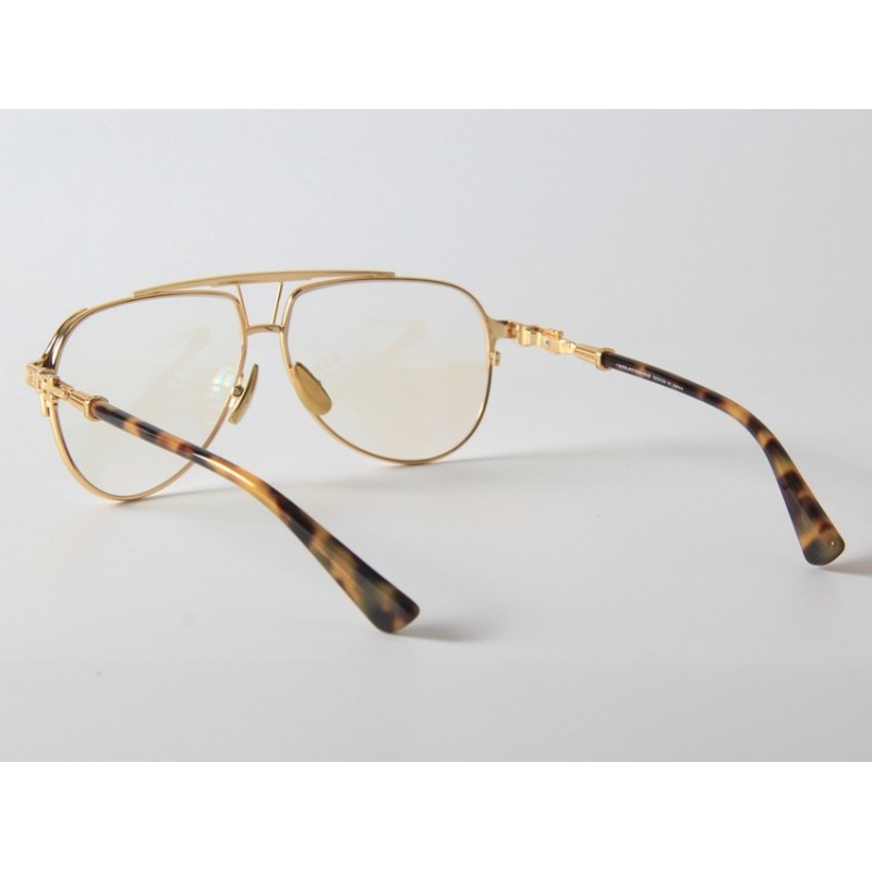 Chrome Hearts PAINAL-I Eyeglasses In Gold Tortoise