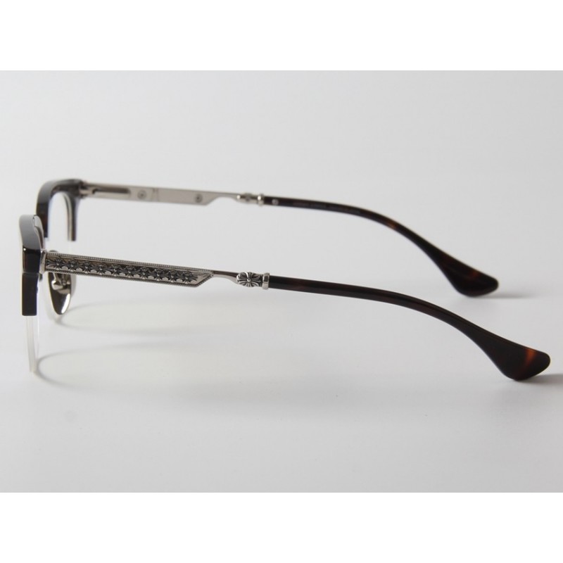 Chrome Hearts SLAPNTS I Eyeglasses In Tortoise Silver