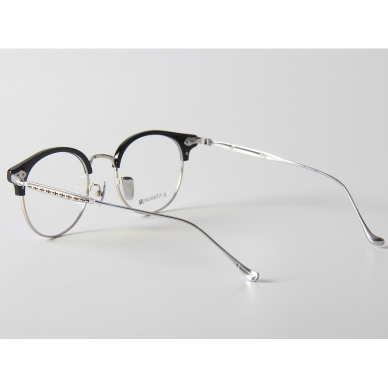 Chrome Hearts SEREN DIPIASS Titanium Eyeglasses In Silver