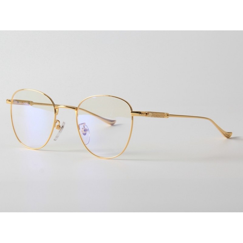 Chrome Hearts THERMOS Titanium Eyeglasses In Gold