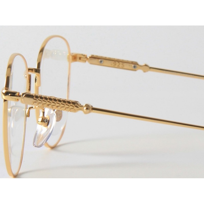 Chrome Hearts THERMOS Titanium Eyeglasses In Gold