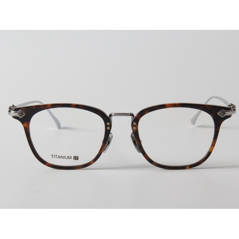 Chrome Hearts SHAGASS Titanium Eyeglasses In Tortoise Silver