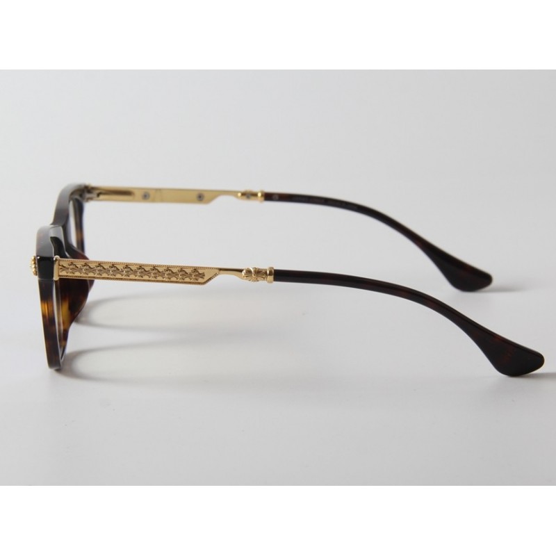 Chrome Hearts MORNING I Eyeglasses In Tortoise Gold