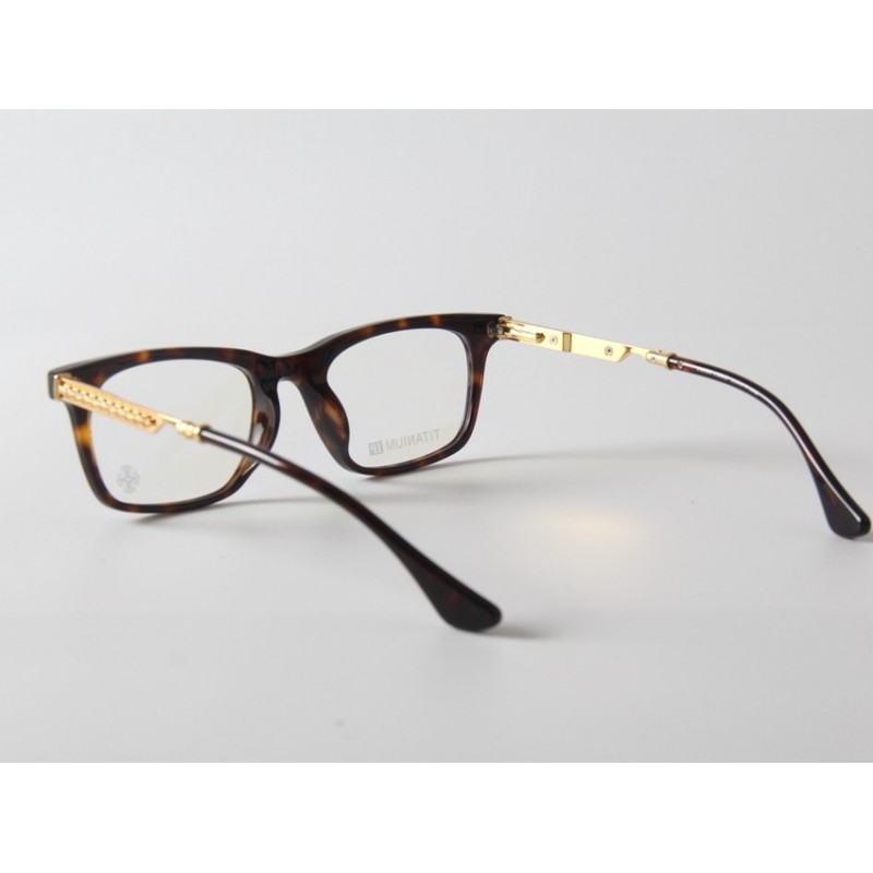 Chrome Hearts MORNING I Eyeglasses In Tortoise Gold