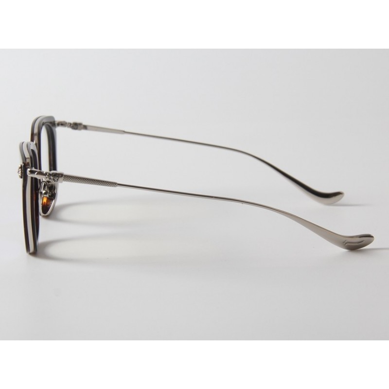 Chrome Hearts GIZZNME Eyeglasses In Tortoise Silver