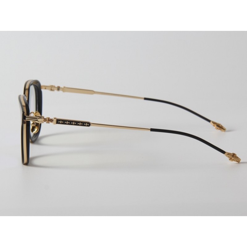 Chrome Hearts TELEVAGILIST Eyeglasses In Black Gold