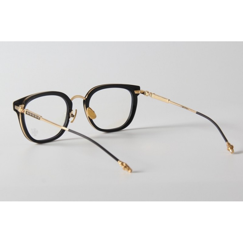 Chrome Hearts TELEVAGILIST Eyeglasses In Black Gold